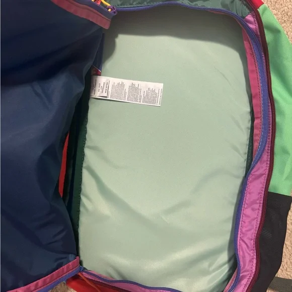Cotopaxi Allpa 20L Backpack in Blue, Green, and Red - Picture 4 of 6